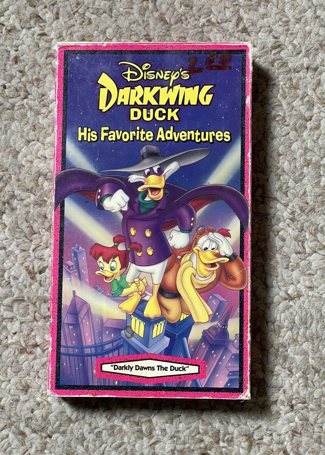 Disney's DARKWING DUCK Darkly Dawns The Duck VHS TAPE His Favorite