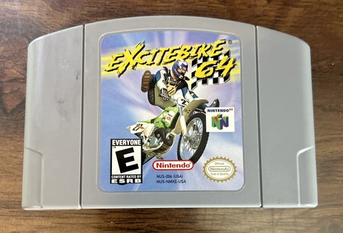 Excitebike 64 - Nintendo 64 [N64] Game Authentic, Tested, Working Cartridge Only