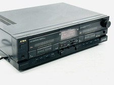 Aiwa AD WX808 Dual Auto Reverse Stereo Cassette Deck, japan  Needs Belts As It Is
