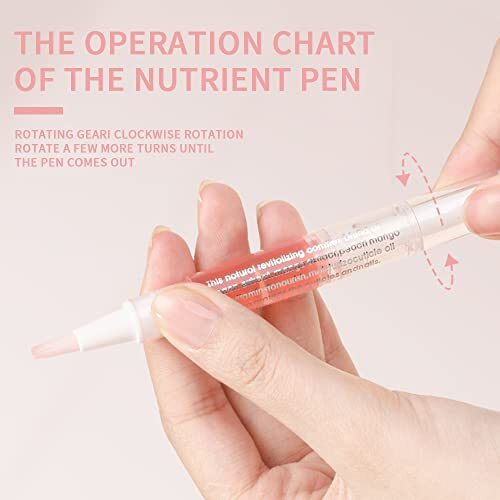6Pcs Cuticle Oils Pen Nourishment Pens 6 Smell Revitalizer 6 Count (Pack of 1) - Bild 3 von 6