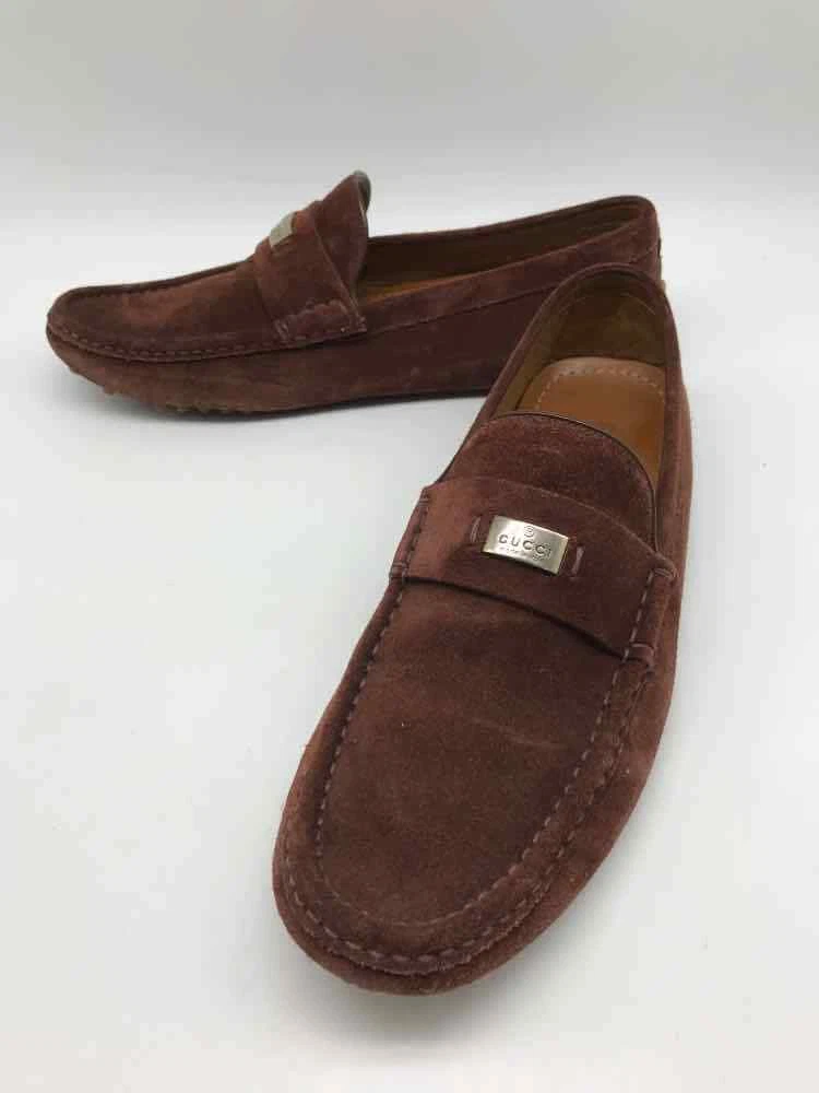 8 mocassins homme Gucci marron occasion