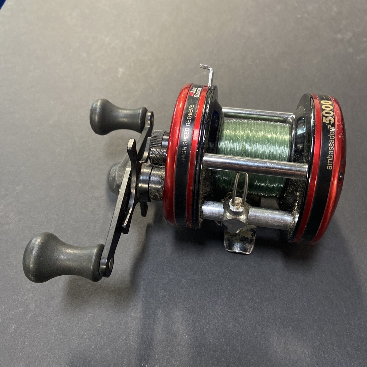 bbs13 ABU Ambassadeur 5000 Big A ① Abu Garcia Ambassadeur 5000 High Speed Retrieve Reel Made in