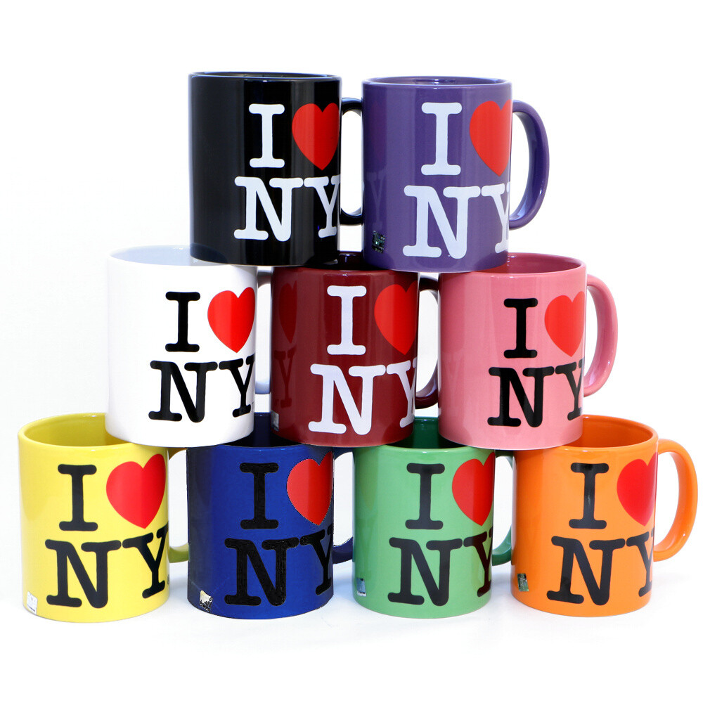 Black Classic I Love NY Mug