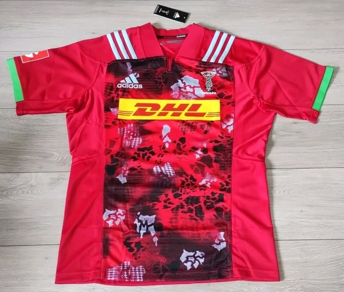BNWT NEW Harlequins Rugby Away Shirt 2017/2018 Adidas Extra Large XL Jersey Top