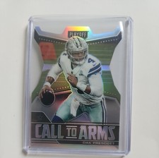 2021 Panini Playoff Call To Arms Die-Cut Silver Dak Prescott CA-DPR