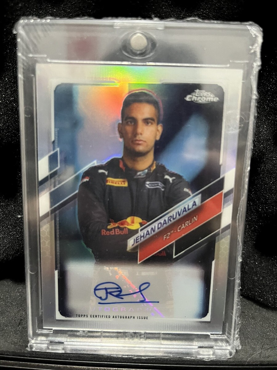 シングルカード 2021 Topps Chrome F1 JEHAN DARUVALA 2021 TOPPS CHROME F1 JEHAN DARUVALA REFRACTOR AUTO /396 RB7