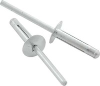 Allstar Professional Md Hd Nieten 250Er Silber Flansch-Typ Alum Mandrel