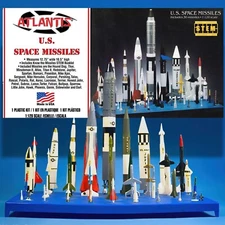 ATLANTIS MODELS 1/128 U.S. SPACE MISSILES KIT A6871