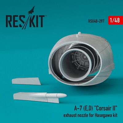 1/48 ResKit RSU48-0297 A-7 (E,D) ''Corsair II'' exhaust nozzle for Hasegawa kit