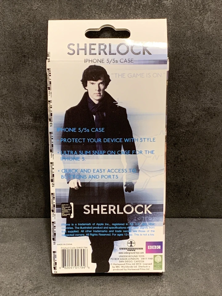 Sherlock iPhone 5/5s Bronceado Papel Pintado Impresión Estuche de Plástico Rígido Nuevo Foto 2 de 2