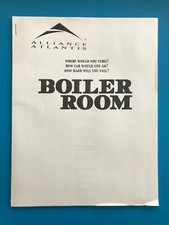 Boiler Room (2000) Original Promotional Media Press Kit
