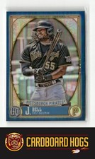2021 Topps Gypsy Queen #249 Josh Bell Pirates Chrome Box Topper Blue 010/150 SN