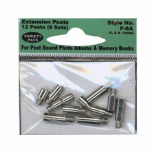 Pioneer Photo Albums P-6A Variety Pack Extension Posts 12 Posts