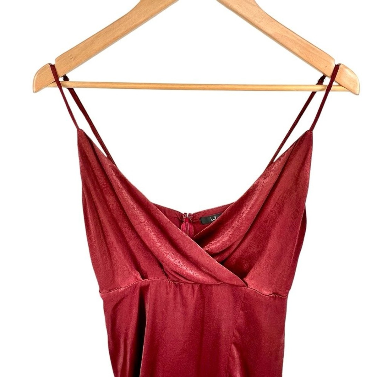 constantine burgundy satin maxi dress FIESTA FEATHER LONG DRESS IN BURGUNDY RED | CULT MIA