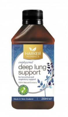 Harker Emphysemol 250ml for Deep Bronchial Lung Health Support