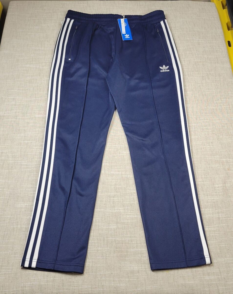 Adidas Originals Deluxe Track Pants Men's Size Small Navy Adidas Originals Deluxe Track Pants Men's Size Small Navy