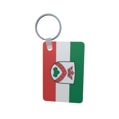 Schlüsselanhänger Iran – Gestickte Flagge, Ca. 3 X 9,5 Cm