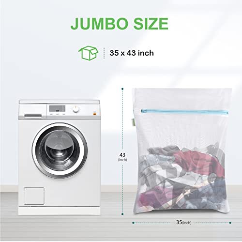 Large Mesh Washing Bag 43 X 35 In Xl Laundry Bag Jumbo Washer Machine Net Protec eBay