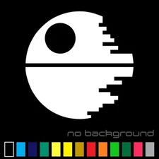 Star Wars Death Star Sticker Vinyl Decal - Sith Empire Car Window Bumper Decor