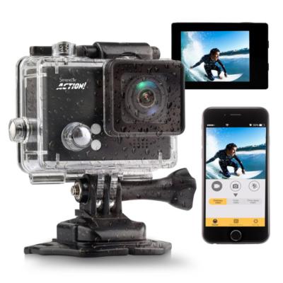 Compact ACTION! Cam - 4K Ultra HD WiFi Camera with Slo-Mo Recording, (Black)