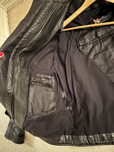 Xelement Rider Motorcycle Jacket Mens XL Black Leather Skull Biker, READ - Picture 20 of 24
