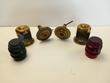 exceptionnelles anciennes lampes de coursive bronze massif