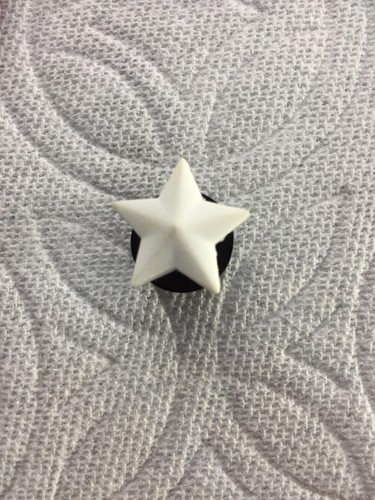 STAR JIBBITZ STAR SHOE CHARMS RED WHITE BLUE STAR JIBBITZ SILVER STAR JIBBITZ - Picture 3 of 6