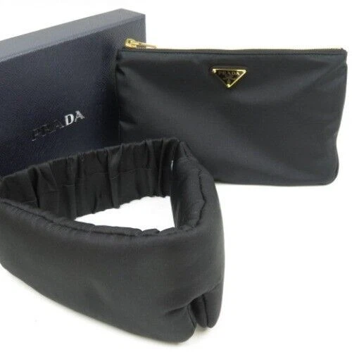 Bolsos y estuches de maquillaje de Satén PRADA