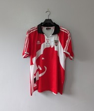 Athletic Bilbao Home Football Shirt, 1997-1998, Large Adult