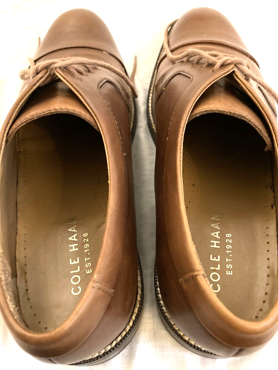 Cole Haan Warren Cap Toe C20153 Leather Oxfords Men display picture 2