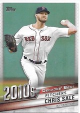 2020 Topps Series 2 Baseball Decades' Best Chris Sale Red Sox
