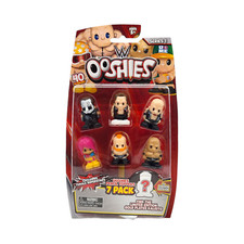 WWE Ooshies Pencil Toppers (7-Pack) Series 1 With Mystery Ooshie Jakks Pacific