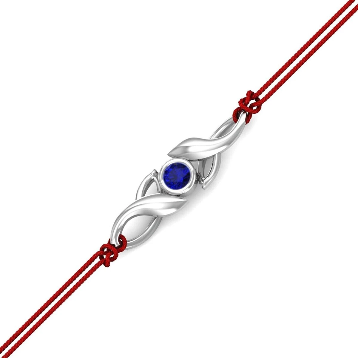 925 Sterling Silver Rakhi Bracelet for Raksha Bandhan For Men