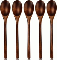 Aoosy HolzlöFfel EsslöFfel 5 StüCk Im Japanischen Stil KüChengeräT Langen Griff