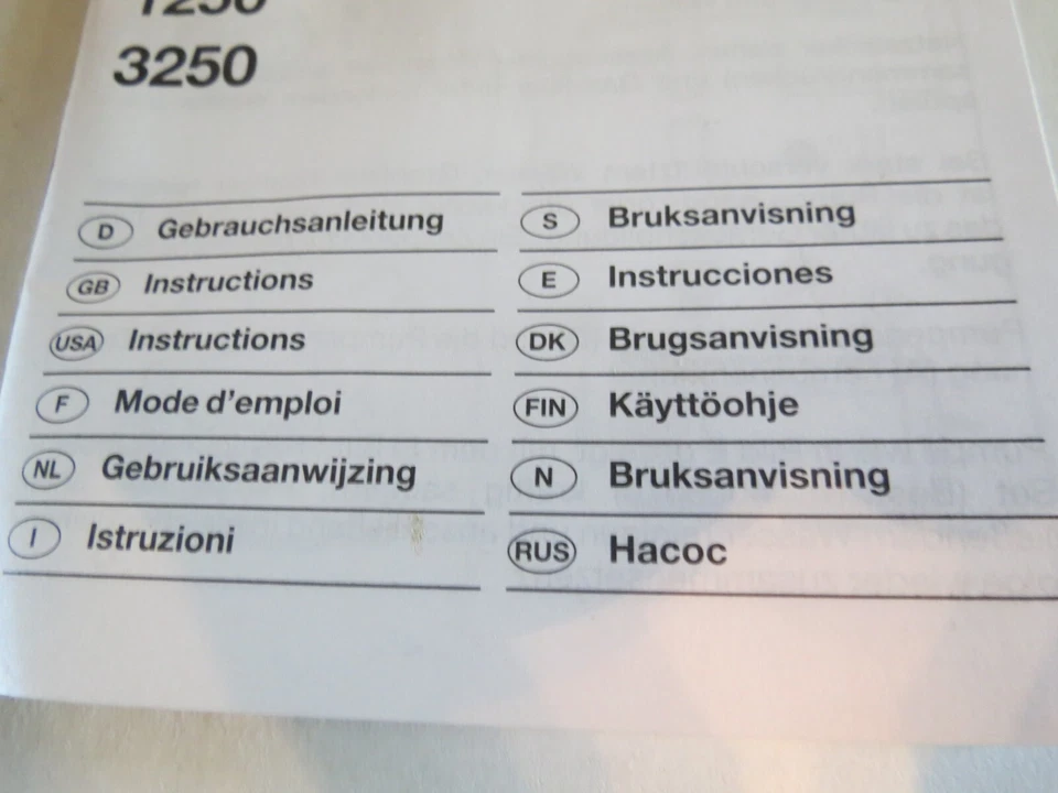EHEIM 1250/3250 Universal Water Pump Owner's Manual & Parts Guide - V. Good Cond - Image 3 of 4
