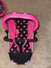 Bambole gemelle Lissi 11" con passeggino jogger doppio ricambio solo sedile anteriore