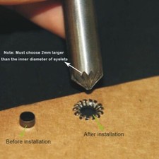 Cracking Of Eyelet Punch Tool Eyelets Installation Tool Butt 1set/lot 3mm-12mm