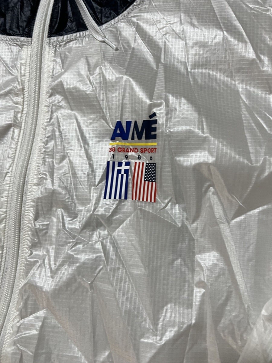 Aime Leon Dore ALD 38-GS Offshore Hoodie Windbreaker White Full