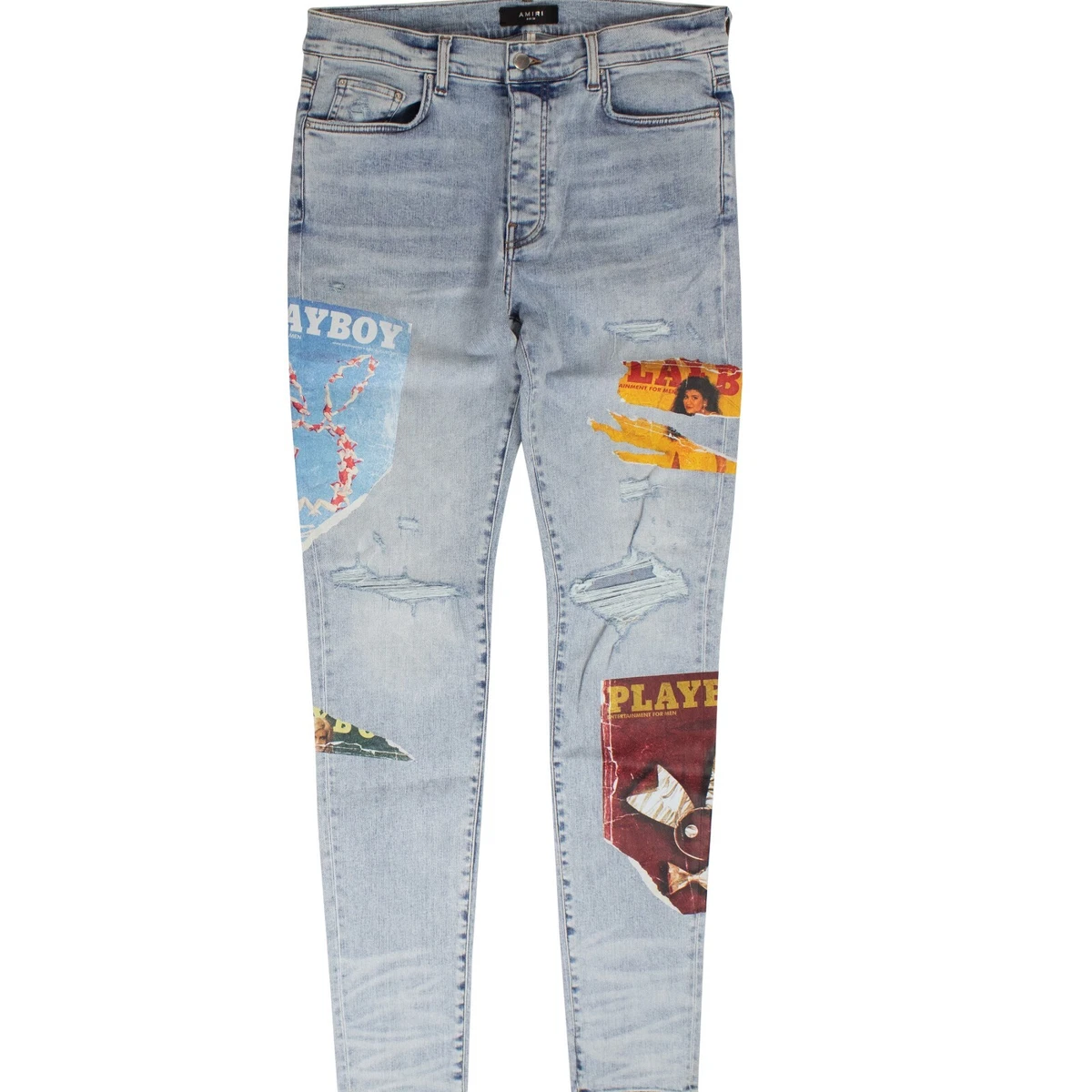 AMIRI×PLAYBOY MAGAZINE JEANS