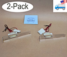 2-Pack: NEW PC DIY 4-pin IDE Molex PCI Bracket Full-Height Slot Cable