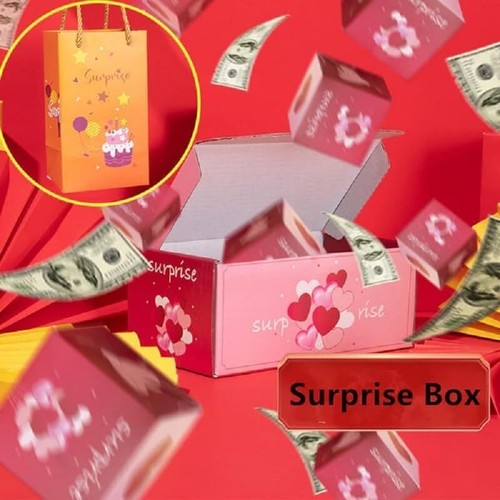 BOUNCE TIME ATM Surprise Money Bounce Jumping Box Surprise Birthday Party Gift - Picture 6 of 30