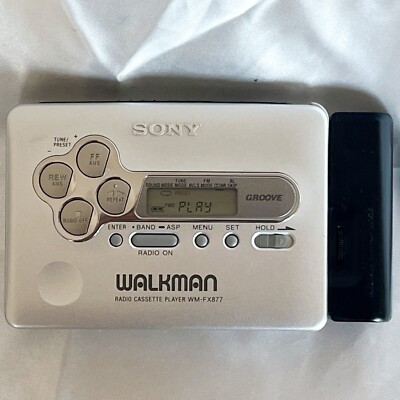 SONY WM-FX877 1999 W/accesories Radio Walkman Cassette