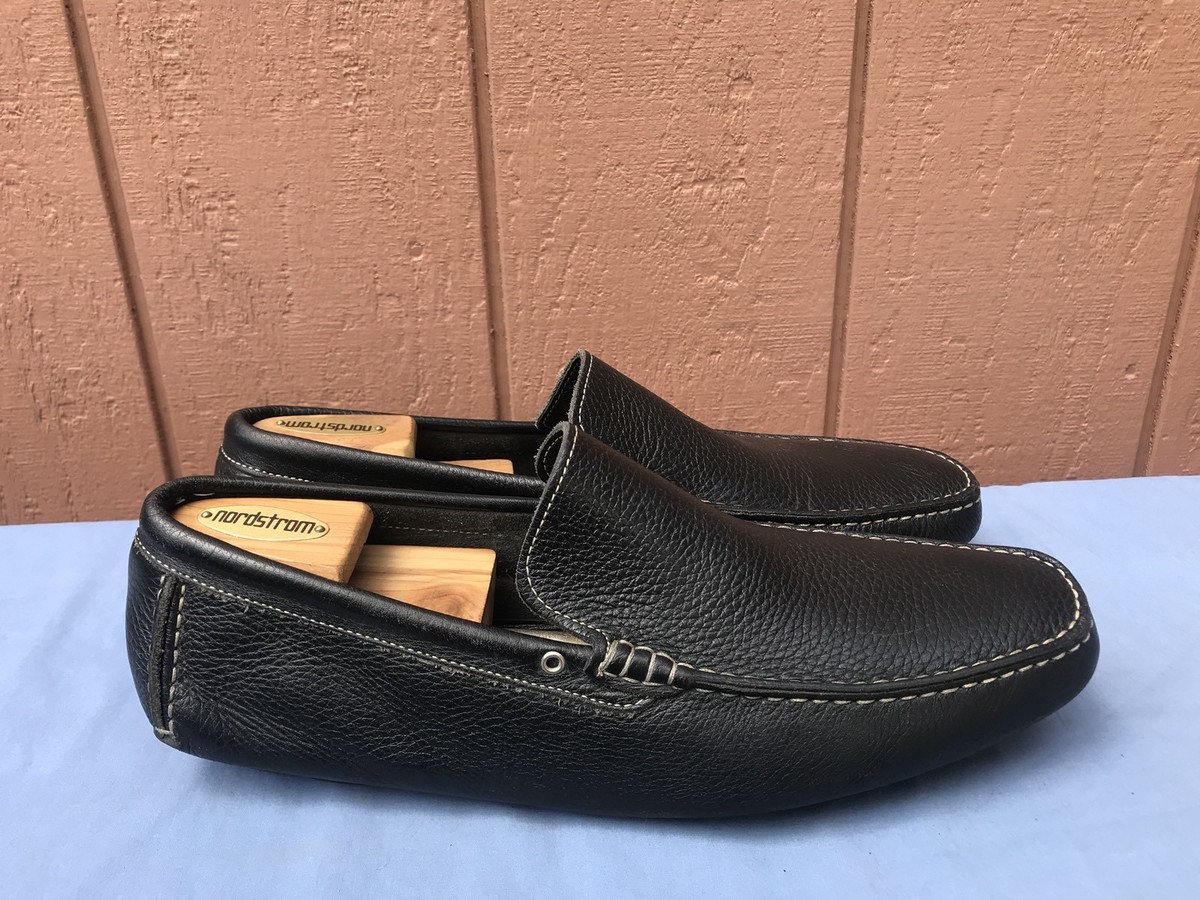 To Boot NY Adam Derrick Black Leather Slip-on Italian Loafer Men\'s Size EUR 40 Ravello Black Penny Moccasin Slip-On main image 2