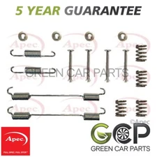Apec Rear Brake Shoes Fitting Kit Fits Fiat Doblo 2001-2005 1.2 JTD 1.9 D