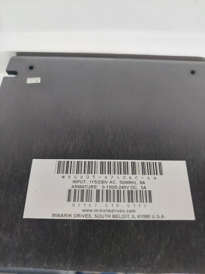 Minarik NRGD05-D240AC-4Q  motor drive  115/230VAC in, 5A output NEW NO BOX  - Image 4 of 4