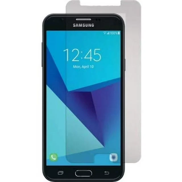 Black Ice Samsung Galaxy J7 2018 Refine J7V 2nd Gen Glass Cover Screen Protector - Image 2 of 4