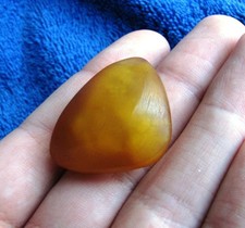 Natural Baltic amber 7 g yolk yellow pendant charm amulet