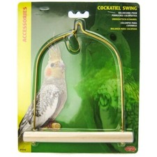 Living World Cockatiel Swing with Wood Perch