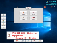 Intel Core i5 @ 2.5 Ghz All In One Touch Screen POS System Restaurant Black