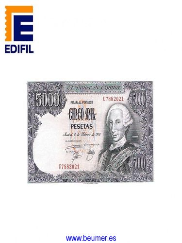 Album Billetes España. JUAN CARLOS I 1975-1992 - Imagen 1 de 4